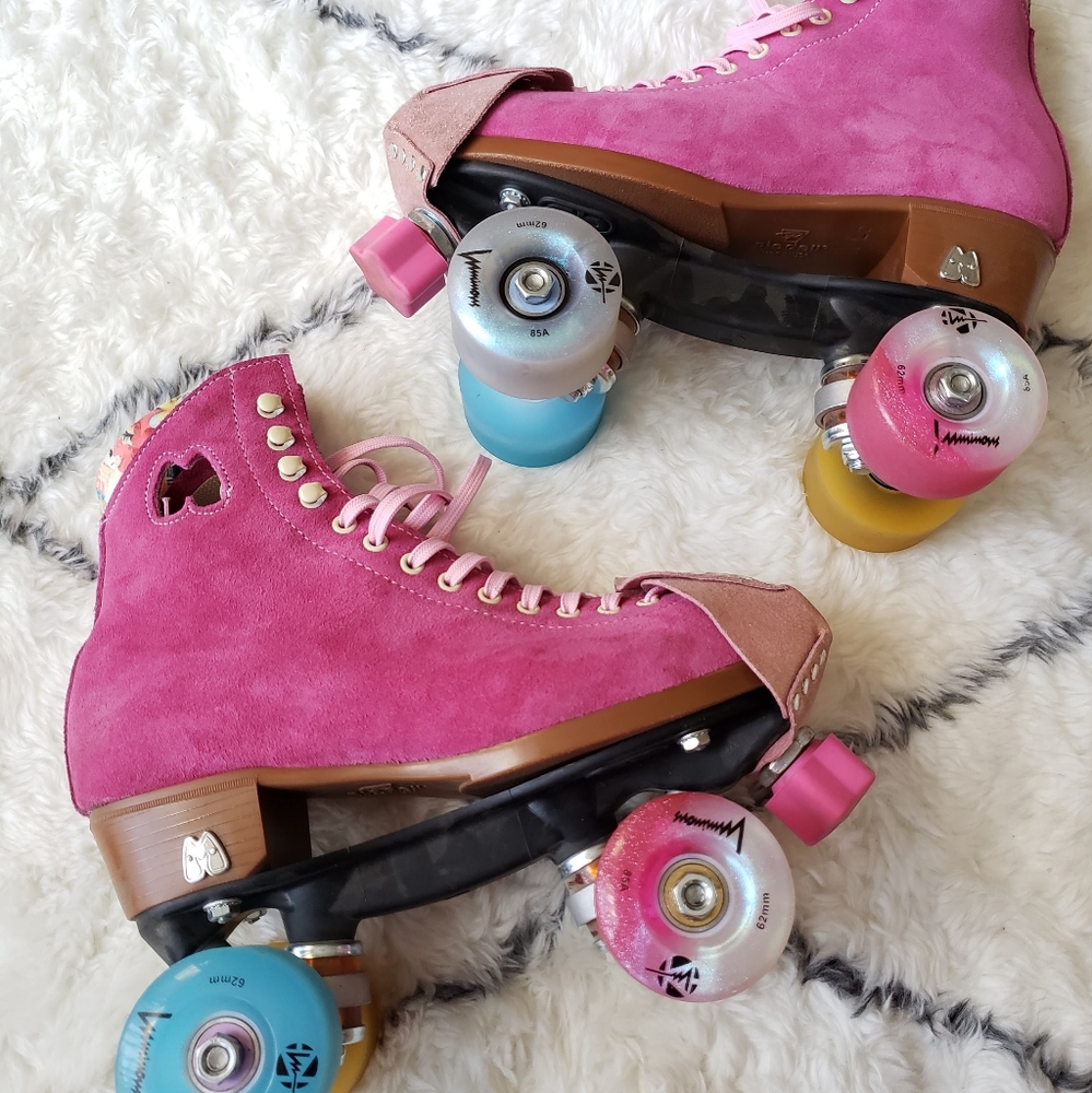 Moxi Lolly Roller Skates - Fuschia - Size 7 (Women's 8)